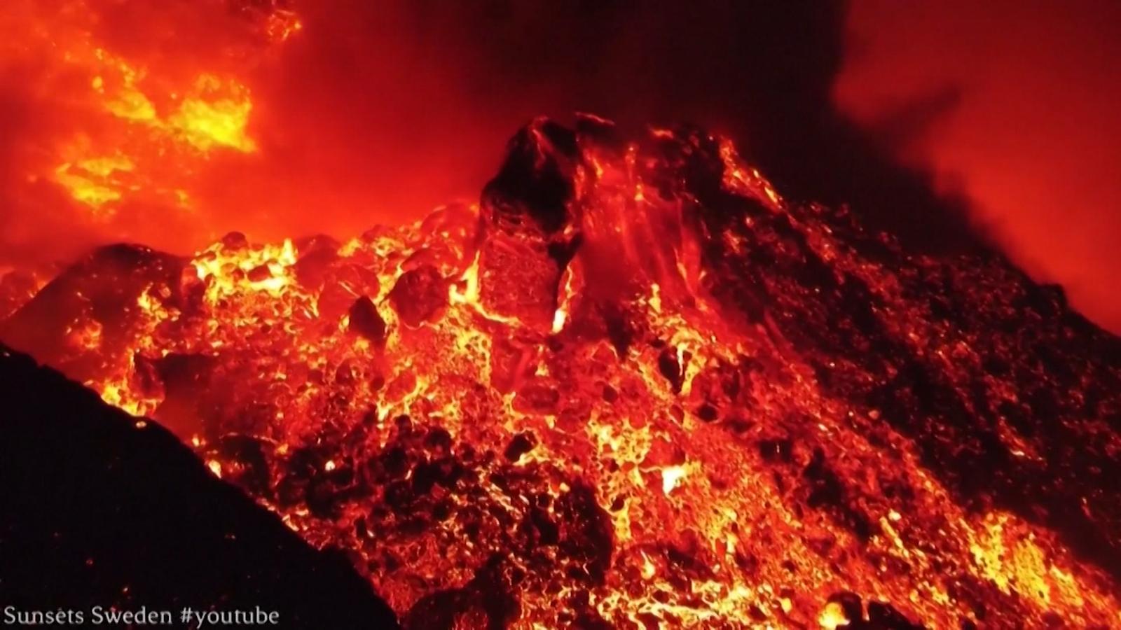 Thrihnukagígur, el único volcán que se puede visitar por dentro